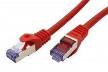 Patch kabel Roline S/FTP cat 6A, LSOH, 20m, červený  