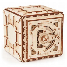 Hračka Ugears 3D dřevěné mechanické puzzle Trezor  