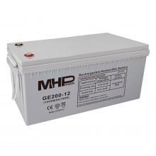 Baterie MHPower GE200-12 GEL, 12V/200Ah, T3-M8, Deep Cycle  