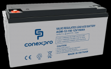 Baterie Conexpro AGM-12-150 VRLA AGM 12V/150Ah, T16  