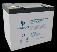 Baterie Conexpro AGM-12-55 VRLA AGM 12V/55Ah, T14  