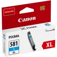 Inkoust Canon CLI-581XL C (cyan), azurový  