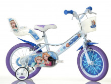 Dětské jízdní kolo Dino Bikes 144GLN SNOW QUEEN 14" dívčí  