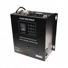 Hybridní solární měnič MHPower MSKD-1800-24 s UPS, 1800W, čistý sinus, 24V, solární regulátor MPPT  