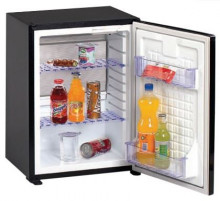 Minibar SM 401 Platinum černý, vestavný. 2. Jakost 