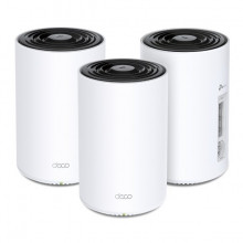 WiFi router TP-Link Deco PX50(3-pack) AX3000 + G15000, WiFi 6E, 1x 2.5GLAN, 2x GLAN / 574Mbps 2,4GHz 