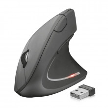 Myš Trust Verto Wireless Ergonomic Mouse, black, ergonomická vertikální 