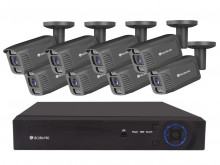 Kamerový set Securia Pro NVR8CHV5S-B IP, 5Mpx, 8 kamery, PoE NVR, černá 