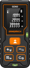 Laserový dálkoměr Ermenrich Reel GD60 - vzdálenost, plocha, objem 