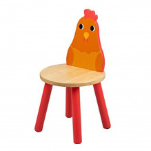Židle Tidlo dřevěná kuřátko 