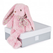 Hračka Doudou Histoire d´Ours plyšový růžový králíček, 40 cm 