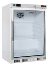 DR 200 G - Skříň chladicí 130 l, prosklené dveře, bílá 