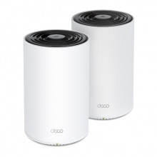 WiFi router TP-Link Deco PX50(2-pack) AX3000 + G15000, WiFi 6E, 1x 2.5GLAN, 2x GLAN / 574Mbps 2,4GHz 