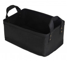 Košík Compactor úložný Basket Ecologic s dvěma držadly, černý, 28 x 18 x 13 cm 