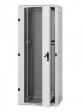 Rack Triton 19'' stojanový 42U/800x800 prosklené dveře, šedý - ODŘENO 