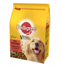 PEDIGREE granule Adult s hovězím a zeleninou 3kg 