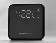 Honeywell Home DT3, Programovatelný drátový termostat, 7denní program, černá 