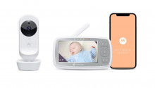Motorola VM44 Connect, Smart dětská video chůvička chůvička 4,3" 