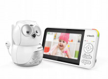 VTech BM5550-OWL, dětská video chůvička Sova s displejem 5" a otočnou kamerou 