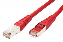 Patch kabel S/FTP Cat 6, 15m - červ...