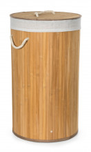 Koš na prádlo G21 55 l, bambusový k...