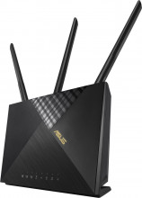 Modem Asus 4G-AX56 LTE s WiFi routerem, 3x GLAN, 1x GWAN, 1x slot SIM, 574/1201Mbps, 