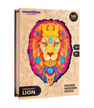 Puzzle dřevěné, barevné - Legendární lev 