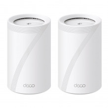 WiFi router TP-Link Deco BE65(2-pack) AXE9300, WiFi 7, 4x 2.5GLAN, USB, 2,4/5/6GHz 