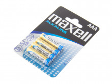 Baterie Maxell Alkaline LR03 (AAA), 4ks, blistr 