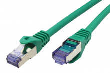 Patch kabel Roline S/FTP cat 6A, LSOH, 3m, zelený 