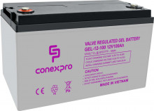 Baterie Conexpro GEL-12-100 GEL, 12V/100Ah, T16-M8, Deep Cycle 