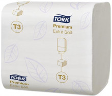 Toaletní papír Tork skládaný Advanced 2vrstvy T3 - 1 krt 