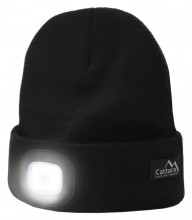 LED čelovka Cattara čepice BLACK s ...