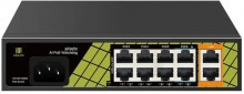 Switch Conexpro GNT-P1210SG 2x GLAN, 8x LAN s PoE, 120W 