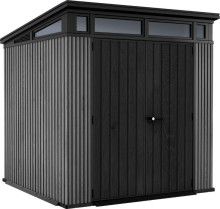 Zahradní domek Keter PENT Signature 7x7 Vertical šedý, s podlahou 