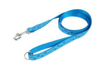 Olala Pets Vodítko TLAPKY 25mm x 150 cm - modrá 