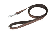 Olala Pets Vodítko TLAPKY 25mm x 150 cm - hnědá 