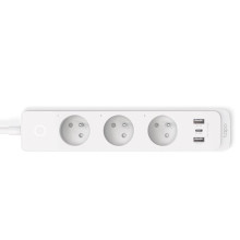 Chytrá zásuvka TP-Link Tapo P300 3x french socket, 2x USB, 1x USB C, regulace 230V přes IP, Cloud, W 