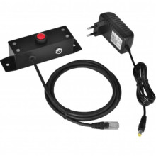 Kabel Virtuos tlačítko pro otevírání pokladních zásuvek Virtuos 24V kovové s kabelem 