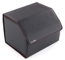 Organizér  Sixtol do kufru auta CAR COMPACT LEATHER M, 1 přihrádka, skládací, s víkem 