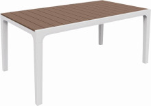 Zahradní stůl Keter Harmony bílý / cappuccino, 2. jakost 