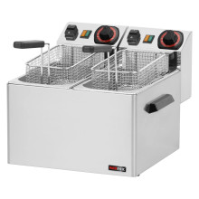 Fritéza elektrická dvojitá 0,42 kW/...