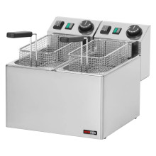 Fritéza elektrická dvojitá 0,42 kW/...