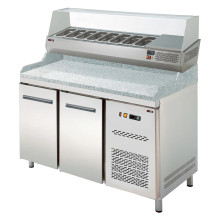 Vitrínka chladicí 150 cm GN 1/4 pro stůl RTP-2D | REDFOX - RCH 4150 