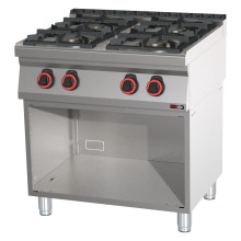 Sporák plynový 4x hořák ECO s podestavbou | REDFOX - SPB 70/80 G 