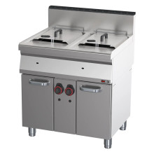 Fritéza plynová dvojitá 0,8 kW/l, 15+15 l s podestavbou | REDFOX - FE 70/80 G 