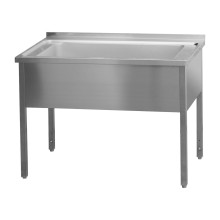 Stůl mycí 120x60x90 - 1x dřez 95x51x38 | REDFOX - MSJ 6012 