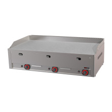 Grilovací deska 97x48 plynová durable chrom hladká stolní | REDFOX - FTHC 90 G 