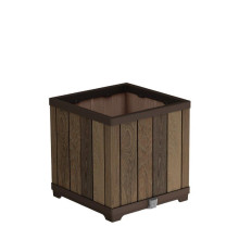 Květináč Keter Deco Square walnut 