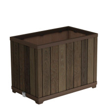 Květináč Keter Deco Rectangle Tall walnut 